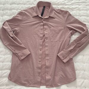 COPY - Men’s lululemon button up; rarely worn; pink